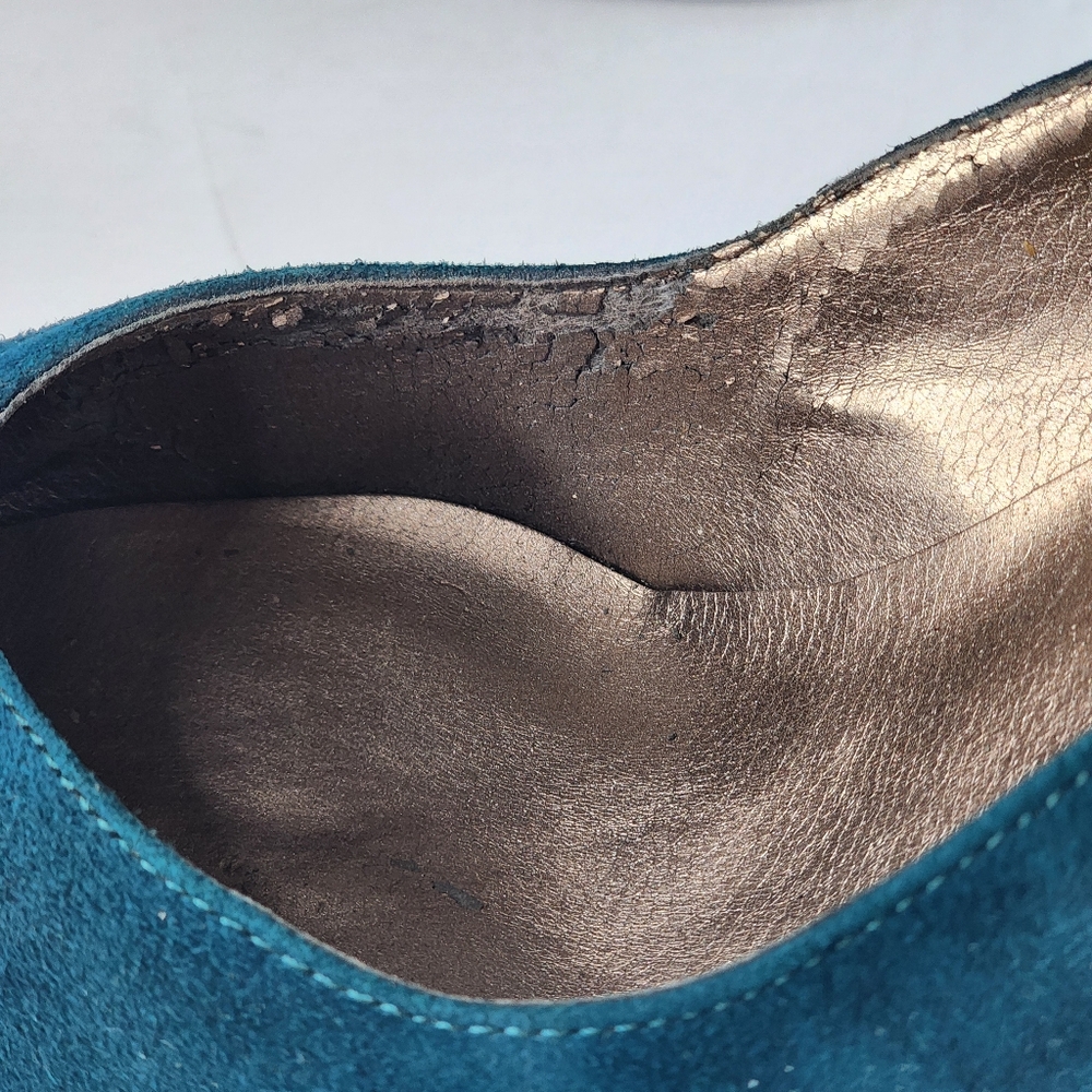 MODA Blue Heels. - Picture 9 of 9